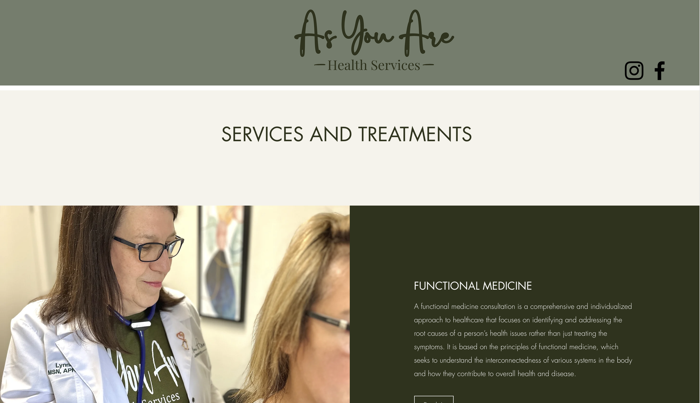 as you are health services website